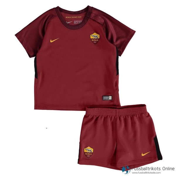 AS Roma Trikot Kinder Heim 2017-18 Fussballtrikots Günstig